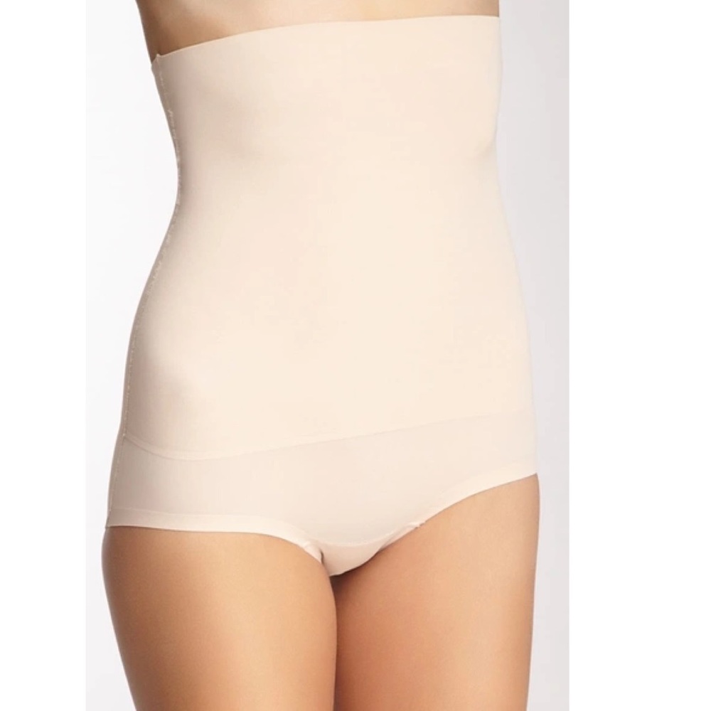Skinnygirl Ultra Smooth High Waist Briefs in Tan Size Small NWT